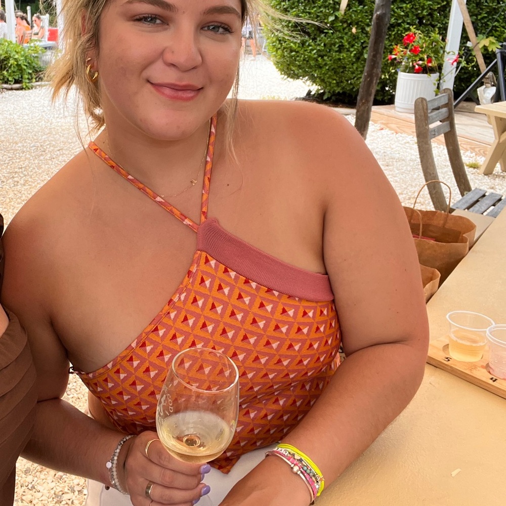 Zara top orange